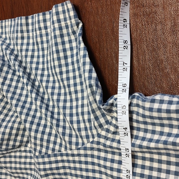 Ralph Lauren Jeans Co. Retro Vintage Blue & White Checker Plaid Shirt, Size XL - Picture 7 of 8